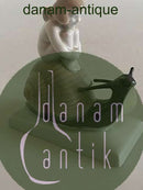 Rosenthal Art Nouveau Figur af Pige og Snegl