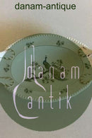 罗森塔尔巴伐利亚孔雀咖啡套装 椭圆形带柄蛋糕盘