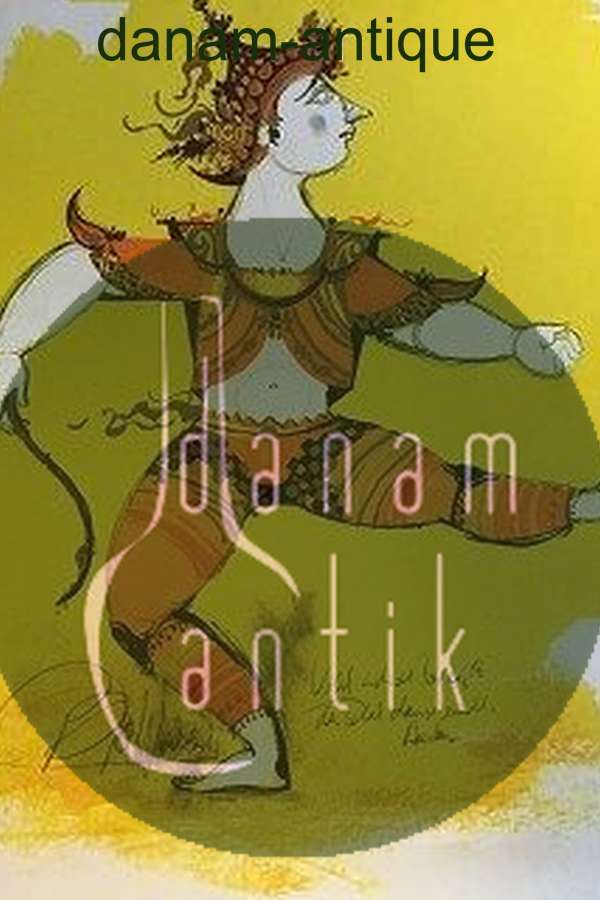 Bjorn Wiinblad Print of Dancer