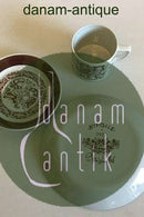 Bjorn Wiinblad, Nymolle January Month Cup No 3513, Saucer and Cake Plate No 3520