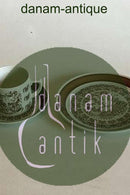 Bjørn Wiinblad, Nymph February Moon Cup with saucer No 3513 and cake plate No 3520