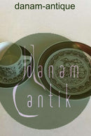 Bjørn Wiinblad, Nymph April Moon Cup with saucer No 3513 and cake plate No 3520