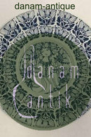 Nymollel Bjørn Wiinblad Faience plate with blue decoration of girl No 3055-1283