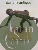 Royal Copenhagen Bronze statuette Sterett-Gittings Kelsey Tennis spiller fra 1976