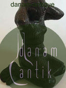 Johannes Hansen Bronze Figur af Siddende Pige