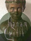 L. Rasmussen København Bronze Buste (Stor) af Julius Middelthun