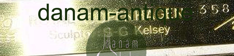 Royal Copenhagen Bronze statuette Sterett-Gittings Kelsey Ishockeyspiller fra 1976