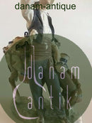 リヤドロの「ロバを連れた少年／男」の大フィギュア