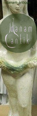 Eigil Vedel Schmidt为Ceres Breweries制作的Saxbo炻器人物 "带负的女孩"。