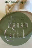 L. Hjorth White glazed ceramic Figurine of sitting woman No 573