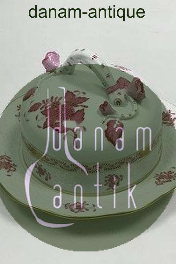 Herend Hungary Apponyi purpur Smørskål No 390