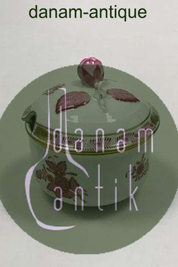 Herend Hungary Apponyi Purpur Marmeladekrukke No 373