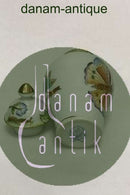 Herend Queen Victoria grøn Miniature vase med låg