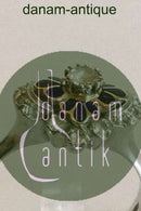 ブリリアントブルーエナメルとダークブルーエナメルの18Kホワイトゴールド製リング