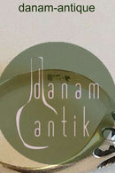 Guldring i 8 K med hvid safir