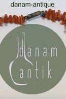 Coral Necklace with Silver clasp