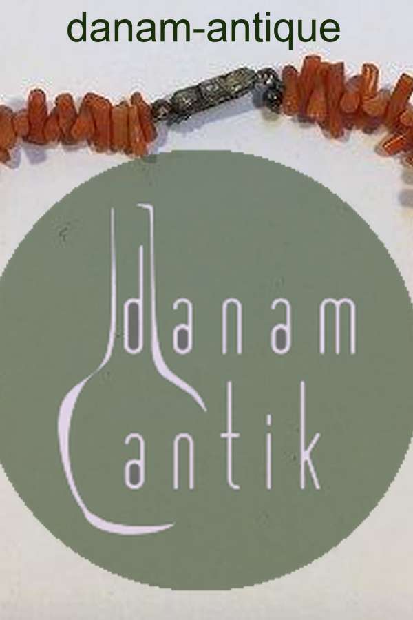 Coral Necklace with Silver clasp