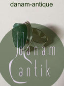 Bent Knudsen Sterling Silber Ring mit grünem Stein