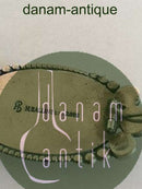 Mogens Ballin Sølv Broche med Rav og Røde Sten.