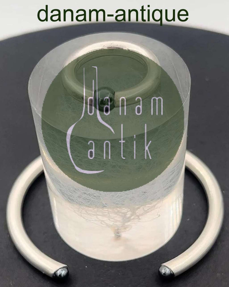 Hans Hansen Sterling Sølv Armbånd og Ring med Hæmatit