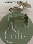 Hans Hansen Sterling Sølv Manchetknapper med Sort Emalje