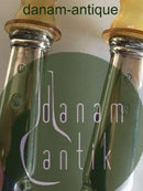 Fransk Lilje Salatbestik i Sølv og Horn O.V. Mogensen