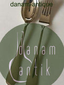 "Ida" Barnebestik Sæt Ske og Gaffel. Anton Michelsen Sterling Sølv