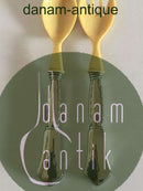 露易丝-科尔银质和角质餐具套装