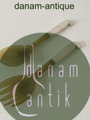 Evald Nielsen No 29 Sølv Salatsæt i horn