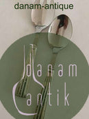 "Champagner" OV Mogensen Kleines Salatbesteck-Set aus Silber und Edelstahl