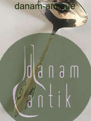 Delt Lilje Silver Gravy Ladle Frigast