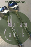 W&S Sørensen Dobbeltriflet Sølv Salatsæt