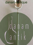 Hans Hansen Amalie Istheske i Sterling Sølv med Hvidt Håndtag