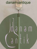 Hans Hansen Amalie Barnegaffel i Sterling Sølv med Hvidt Plasthåndtag