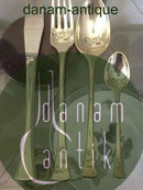 Hans Hansen Sterling Silber Besteck Kristine von Karl Gustav Hansen Set für 6 Personen 24 Teile