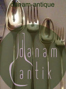 Hans Hansen Sterling Sølv Bestik Kristine 36 Dele Karl Gustav Hansen