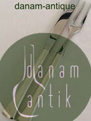 Hans Hansen Kristine Forskærersæt Kødgaffel og Kniv i Sterling Sølv og Rustfrit Stål