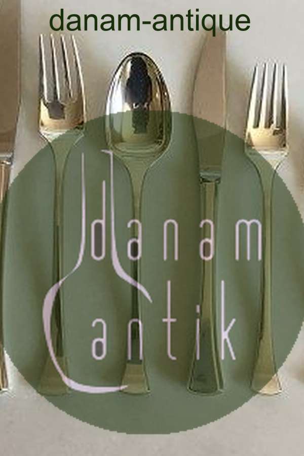 Hans Hansen Sterling Sølv  Kristine bestiksæt til 8 personer, 48 dele.