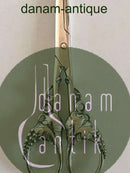 Evald Nielsen No 6 Scissor in All Silver with Grape Ornament.