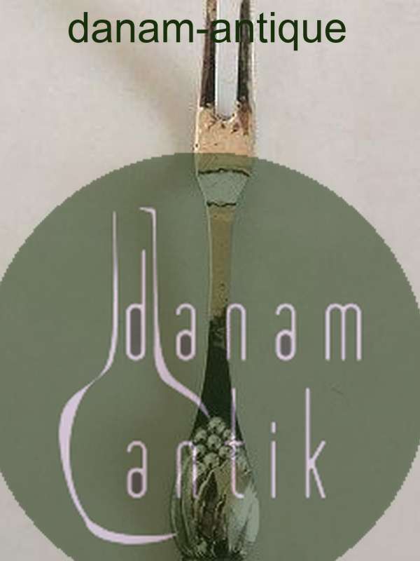 Evald Nielsen No 6 Pålægsgaffel i Sølv