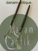 F. Hingelberg sterling sølv Salatsæt med træhåndtag