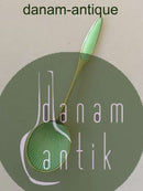 Frigast Sterling Silber vergoldet grün emailliert Löffel