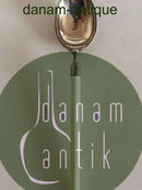 Hans Hansen Amalie Sølv Teske med Hvidt Håndtag