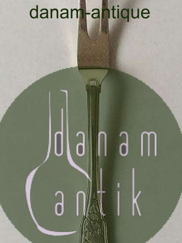 Anton Michelsen Rosenborg Sterling Sølv Kødgaffel