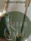 To Mogens Ballin Sølv Skeer Prydet med Blå Sten