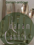 エバルトニールセンNo.3シルバーカトラリーセット6人用47ピース。