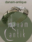 Evald Nielsen blomsterdekoreret Sølv Servietring