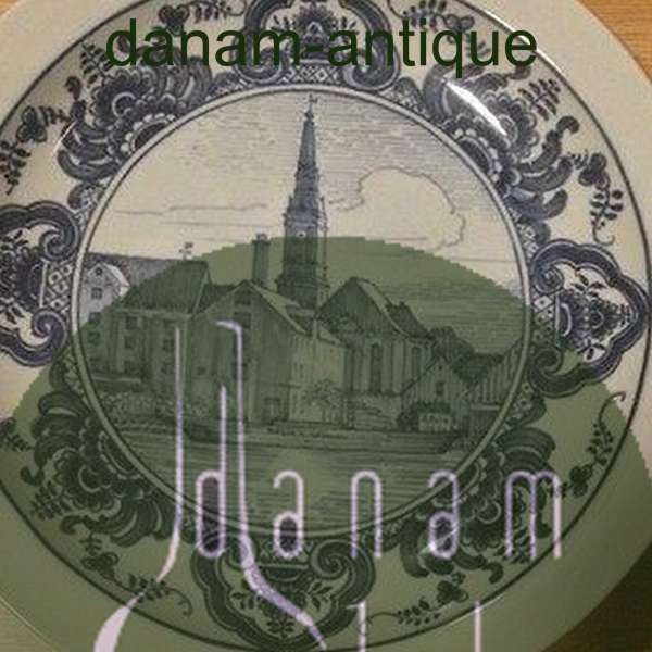 Royal Copenhagen Bonnesens Stel Unika Vægtallerken/Fad Oluf Jensen fra 1918