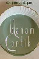 Royal Copenhagen Spisetallerken Hvid Svejfet med takket guldkant (Stel 387 / Josephine) No 1621