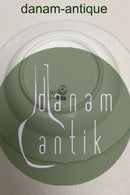 Royal Copenhagen Hvid Svejfet med takket guldkant (Stel 387 / Josephine) Dyb tallerken No 1615